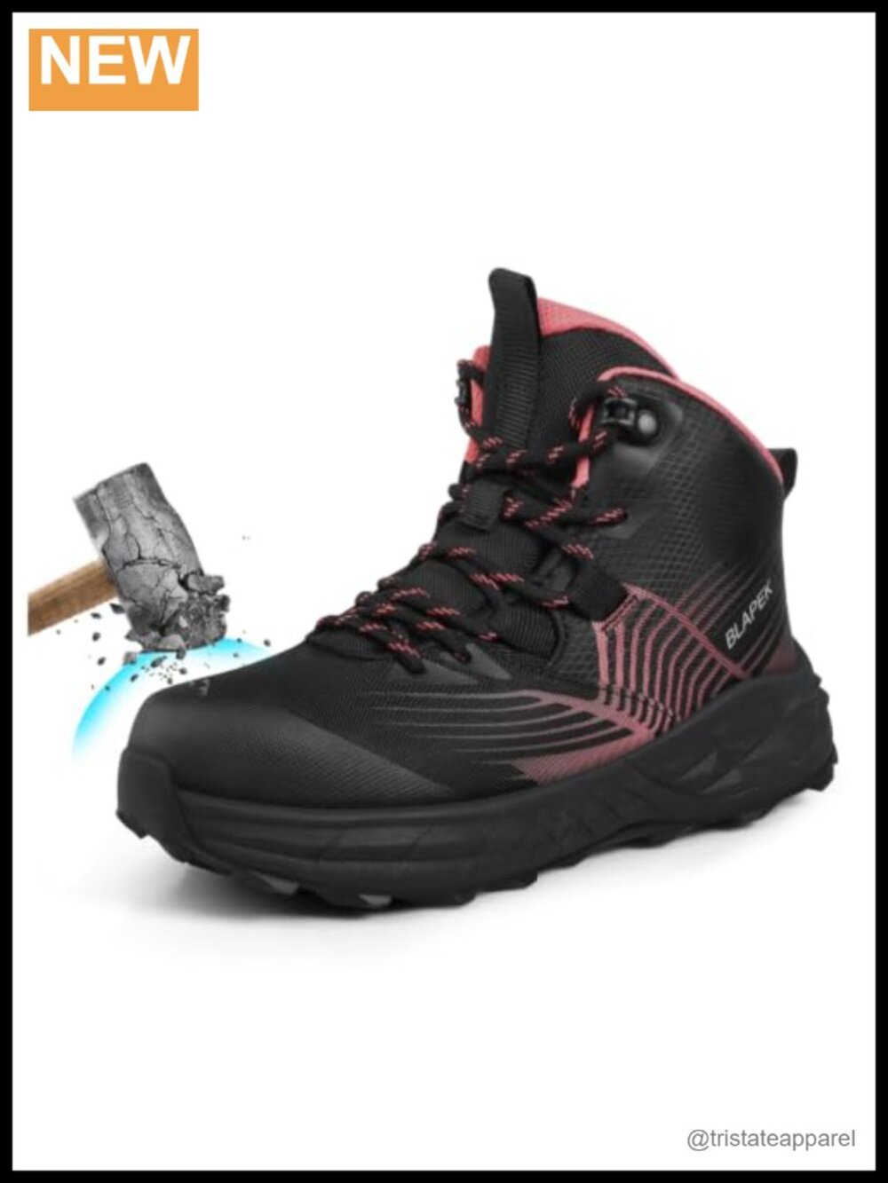 Steel Toe Work Boots with Kevlar Puncture Protection for Women